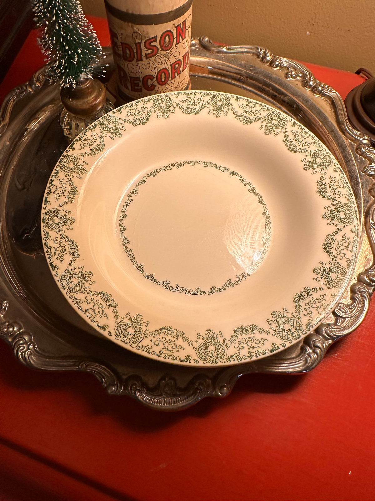 Royal China “Old English Green” Bowls, Set of 3