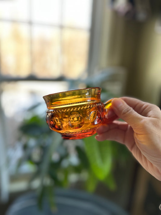 Vintage Indiana Glass Snack Cups(set of 2)