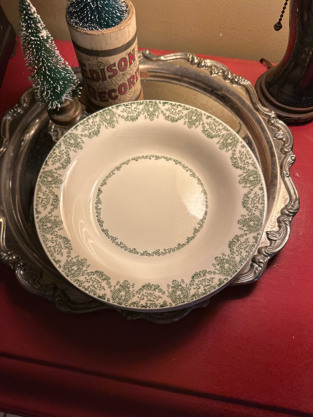 Royal China “Old English Green” Bowls, Set of 3