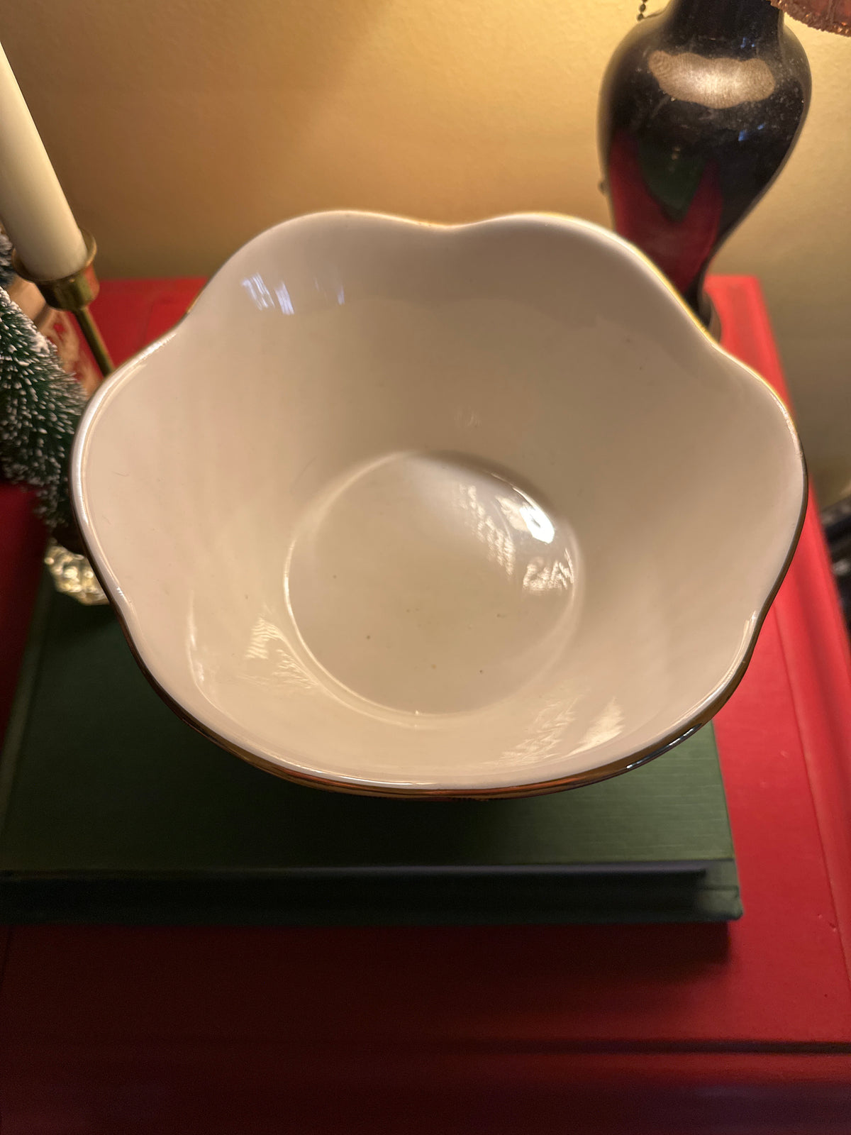 Vintage Teleflora Pedestal Bowl