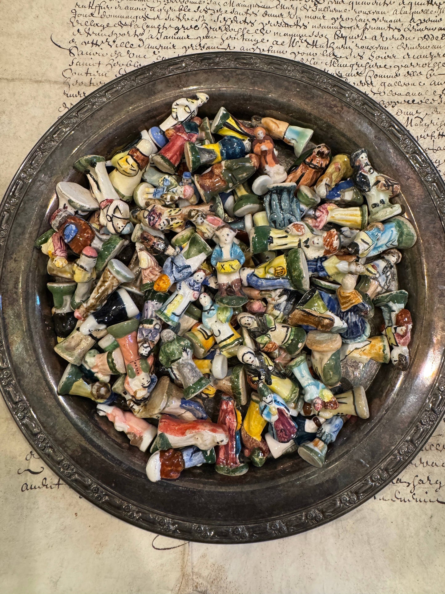 French Feves and Santons