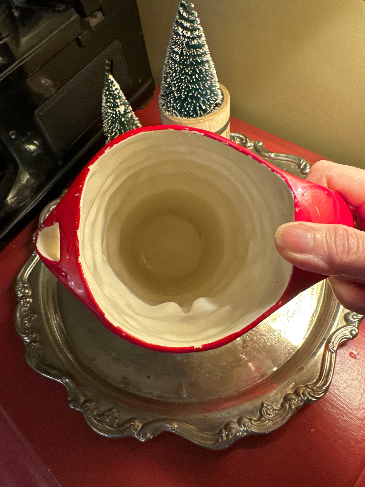 Vintage 1960s Santa Pitcher