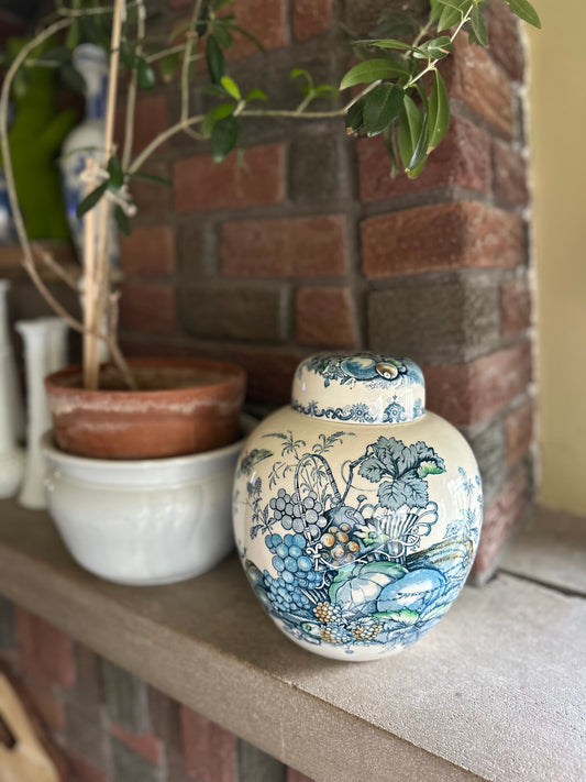 Vintage Mason’s Ironstone Ginger Jar