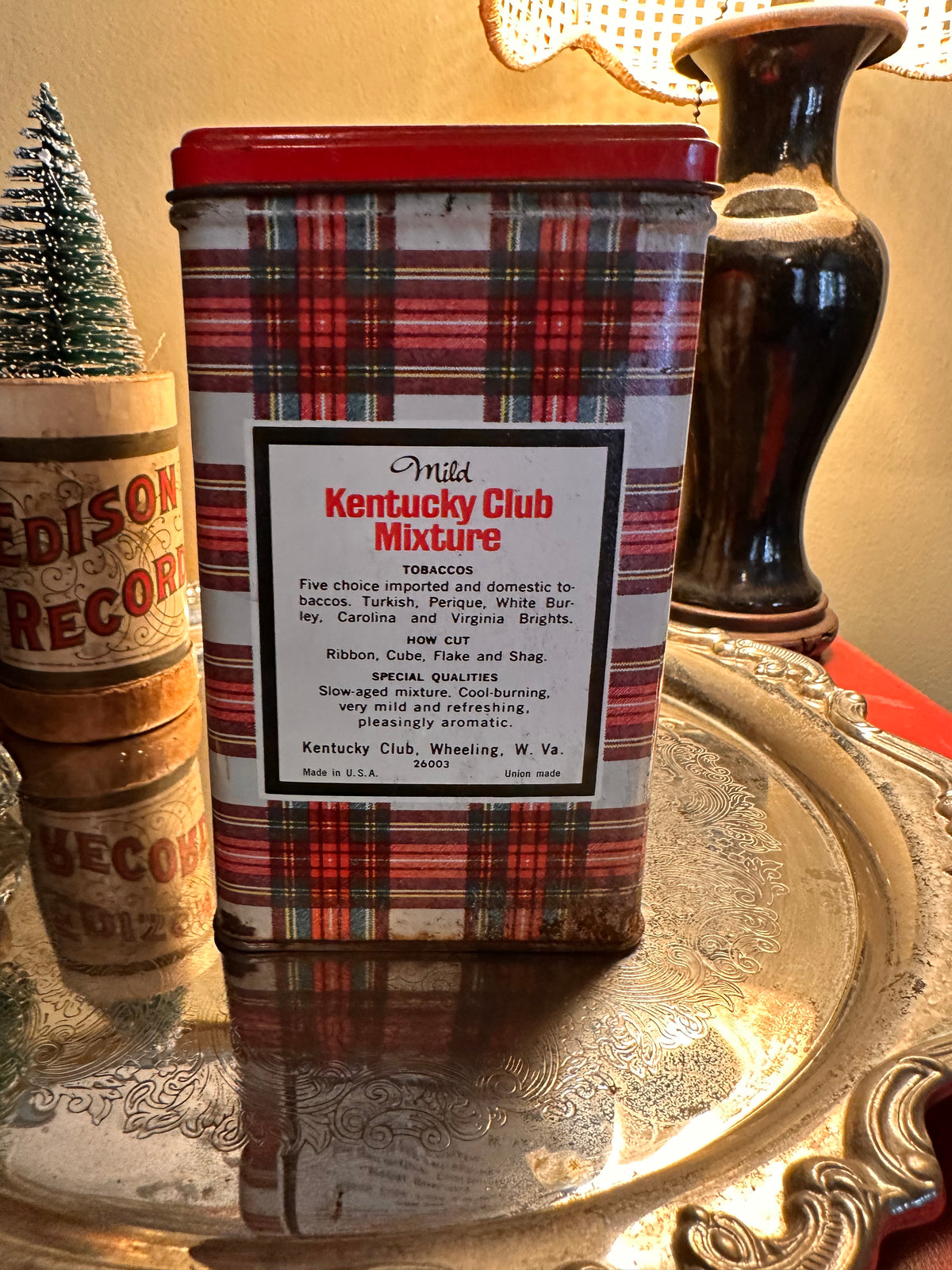 1950s Kentucky Club Tobacco Tin