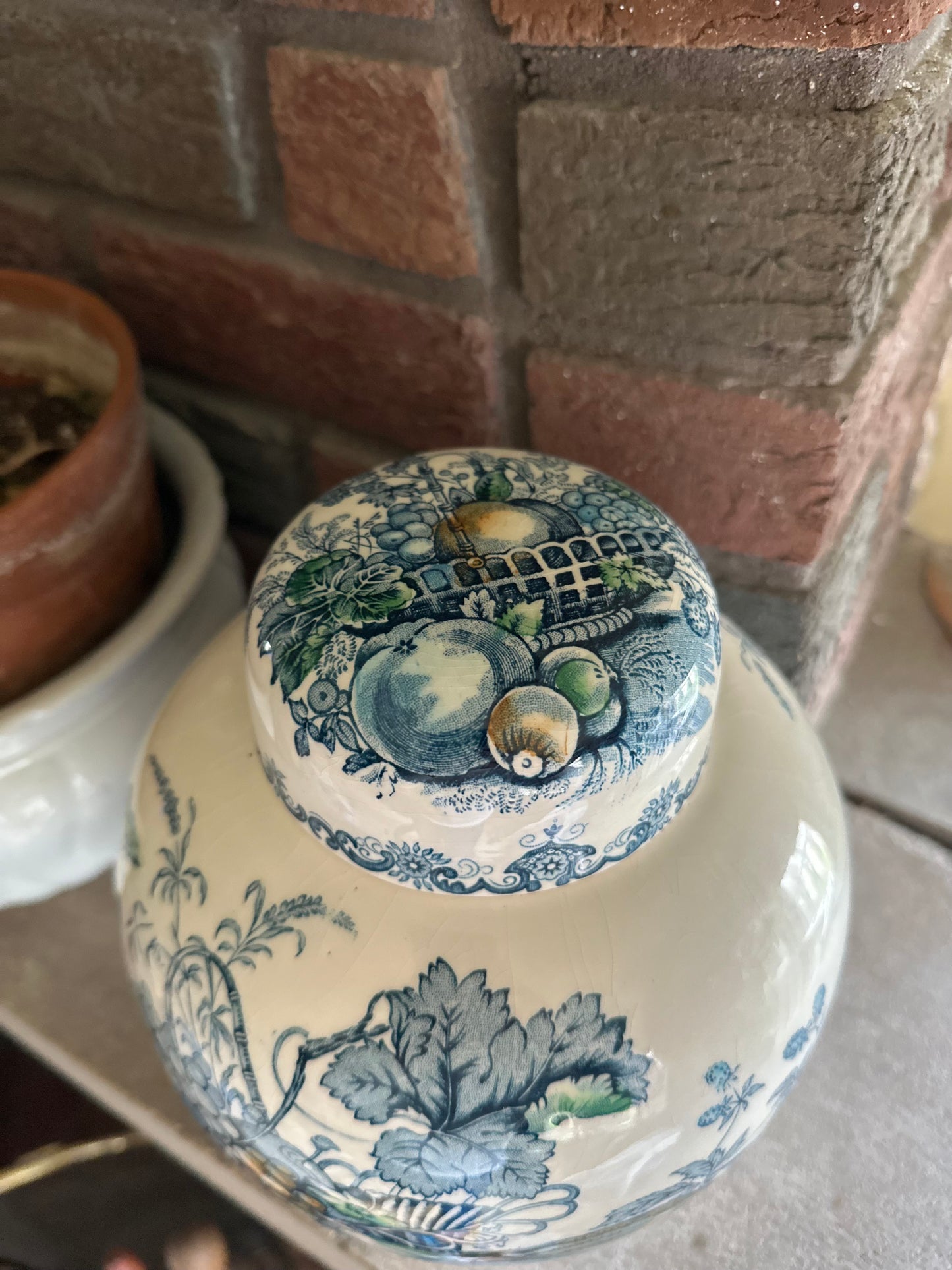 Vintage Mason’s Ironstone Ginger Jar