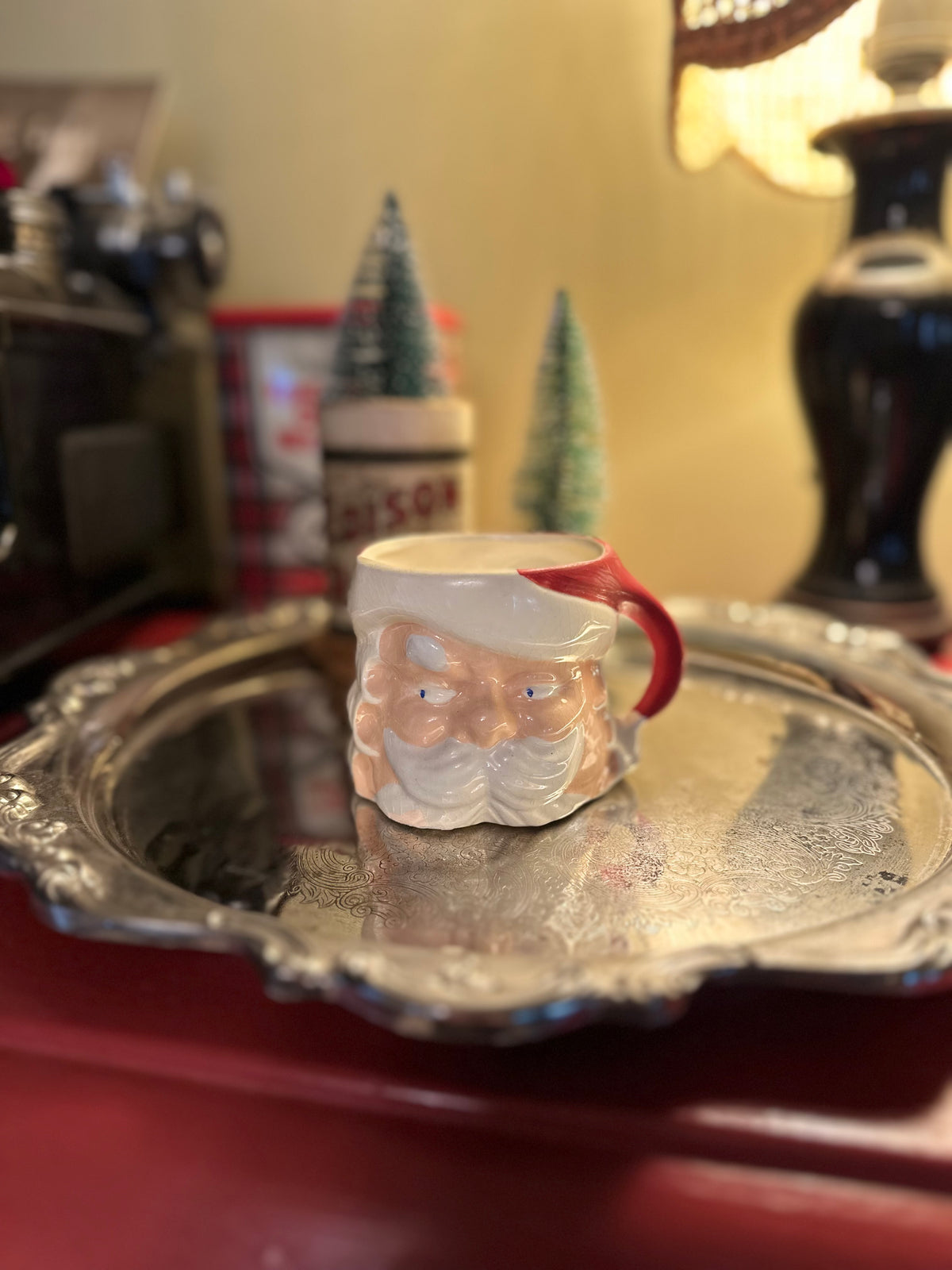 Vintage 1960s Santa Mug