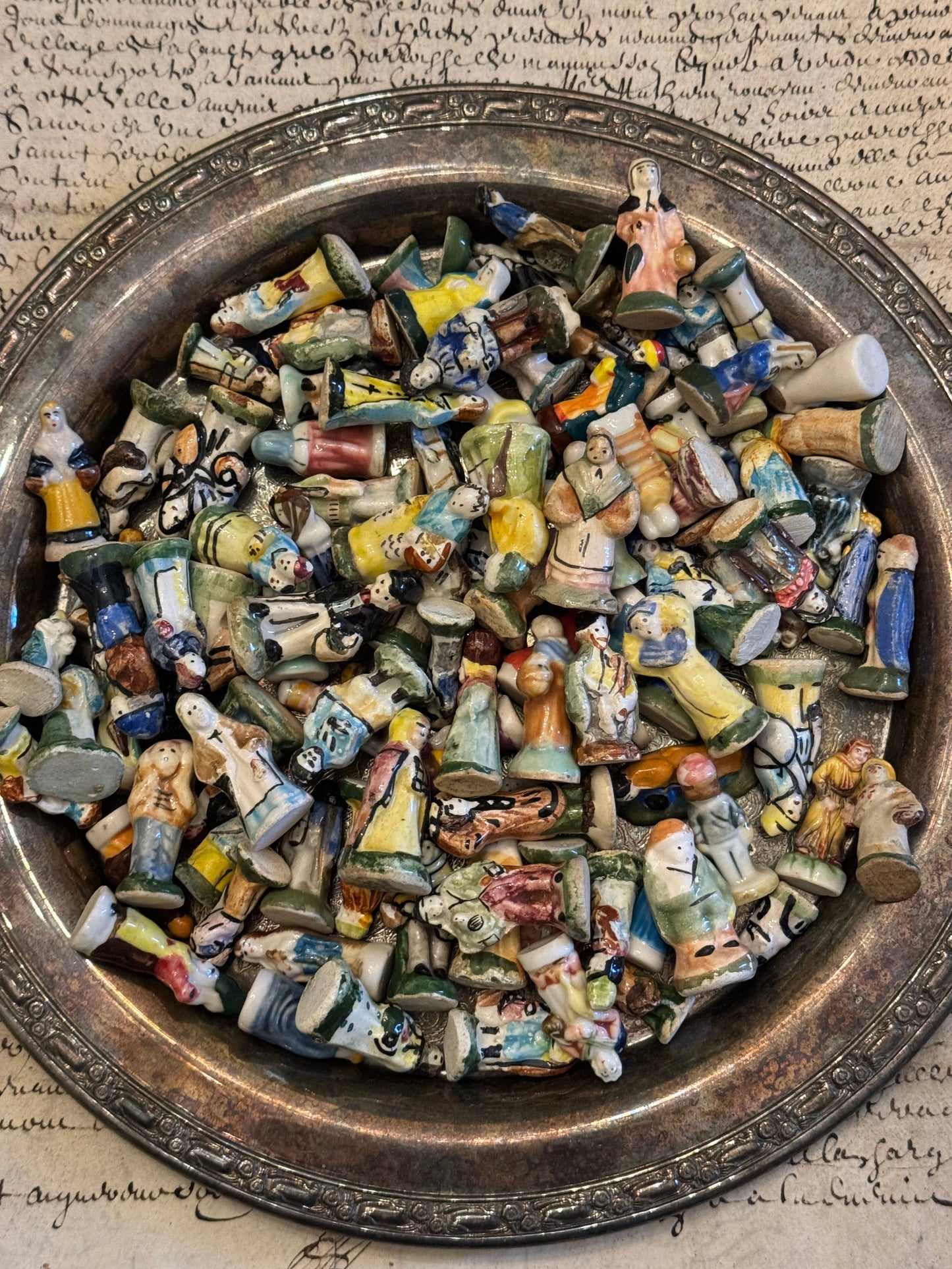 French Feves and Santons