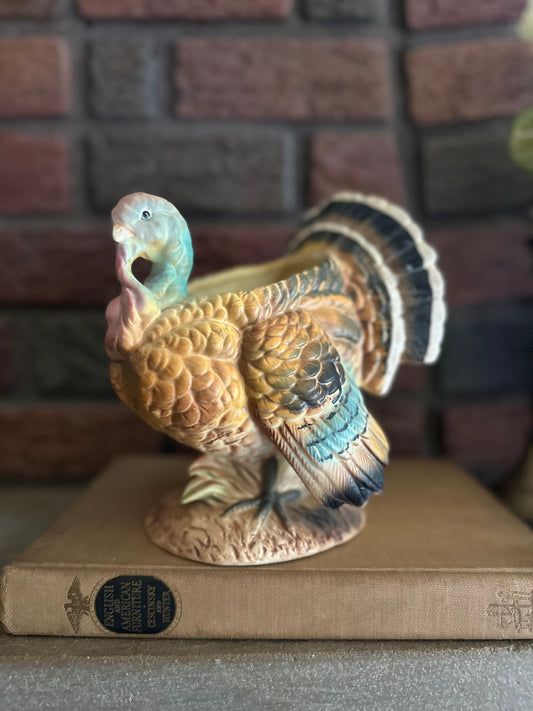 Vintage Napco Turkey Planter