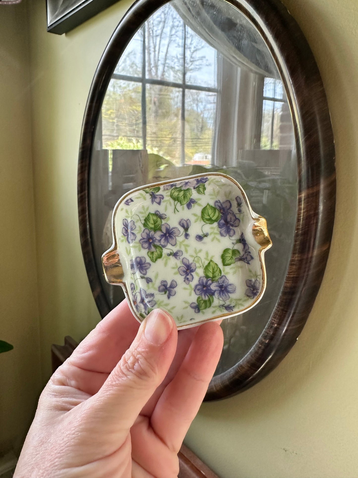 Lefton Chintz Individual Ashtrays (set of 4)
