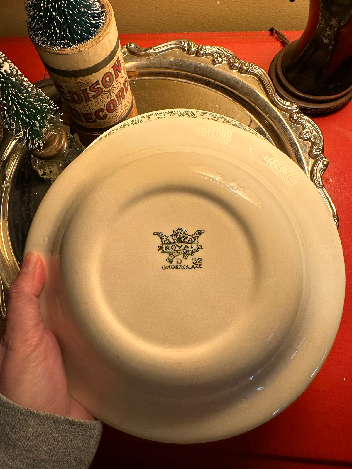 Royal China “Old English Green” Bowls, Set of 3