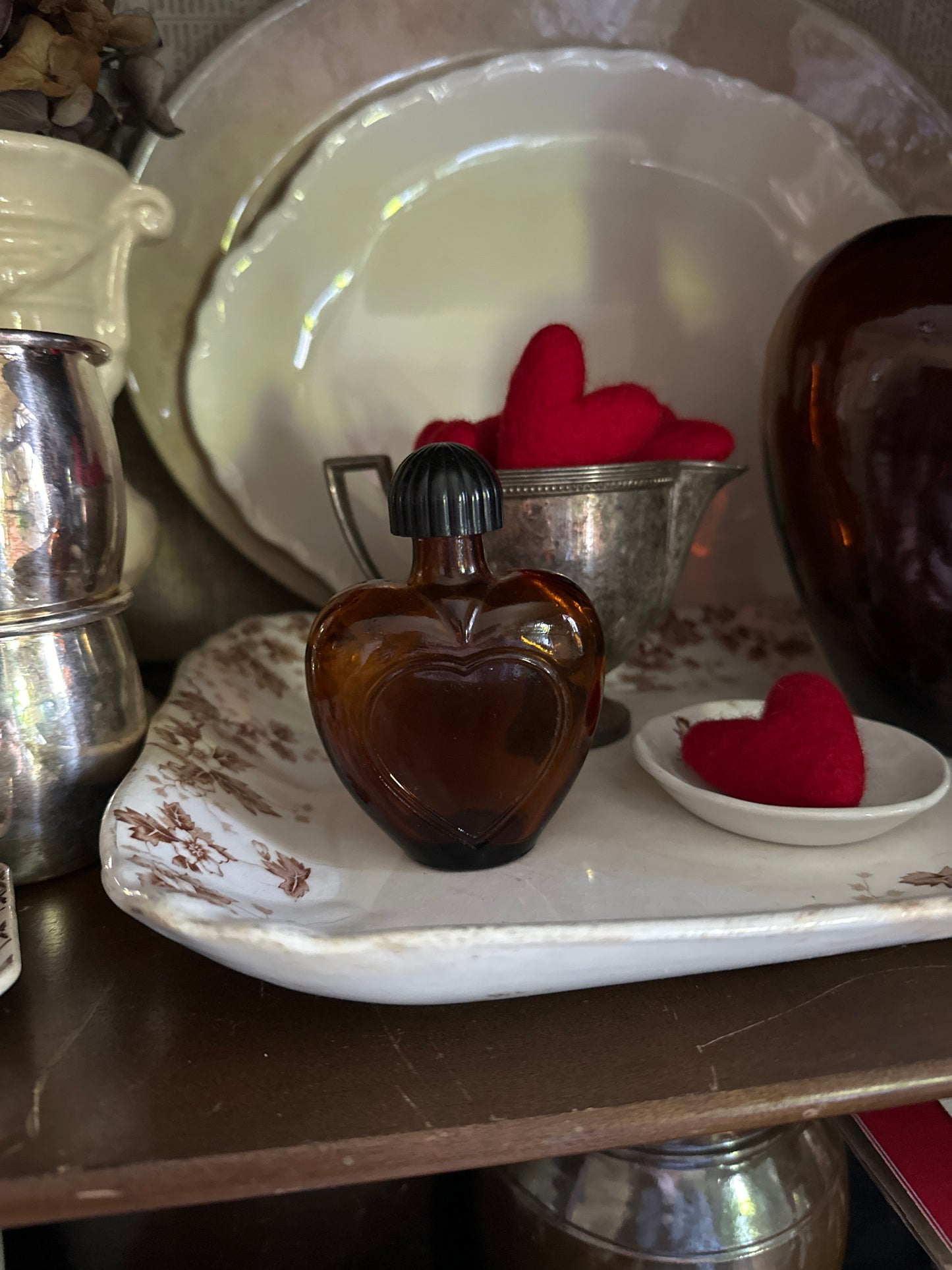 Vintage Mini Paul Masson Heart Bottle