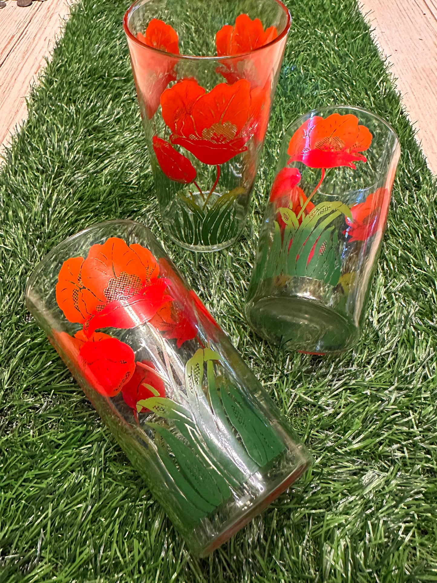 Vintage MCM Tulip Tumblers
