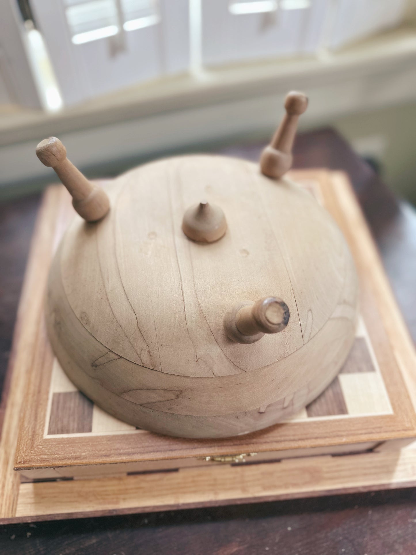 Vintage Hand Made Wooden Bowl