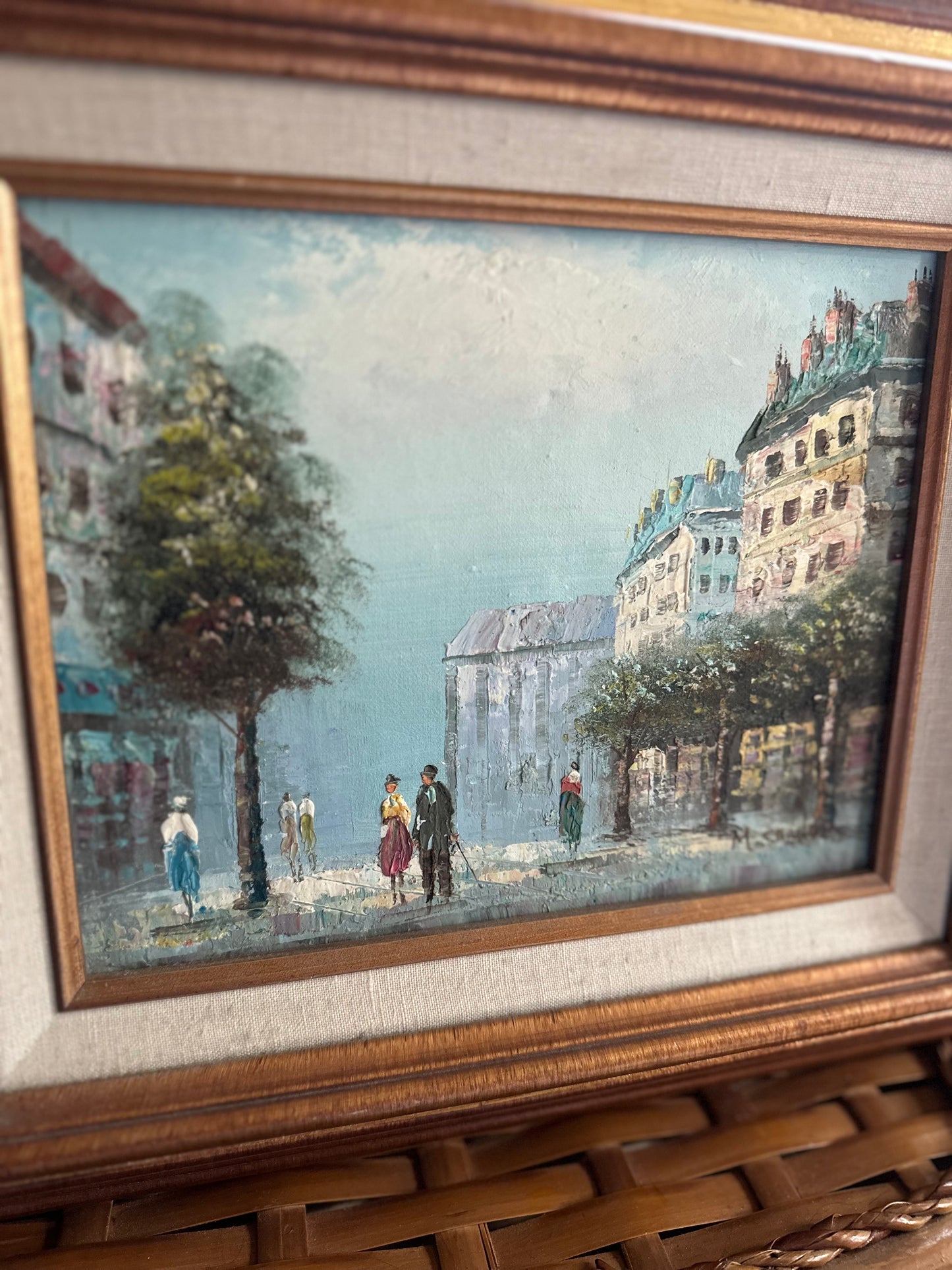 Antique M.Sandor Oil on Canvas