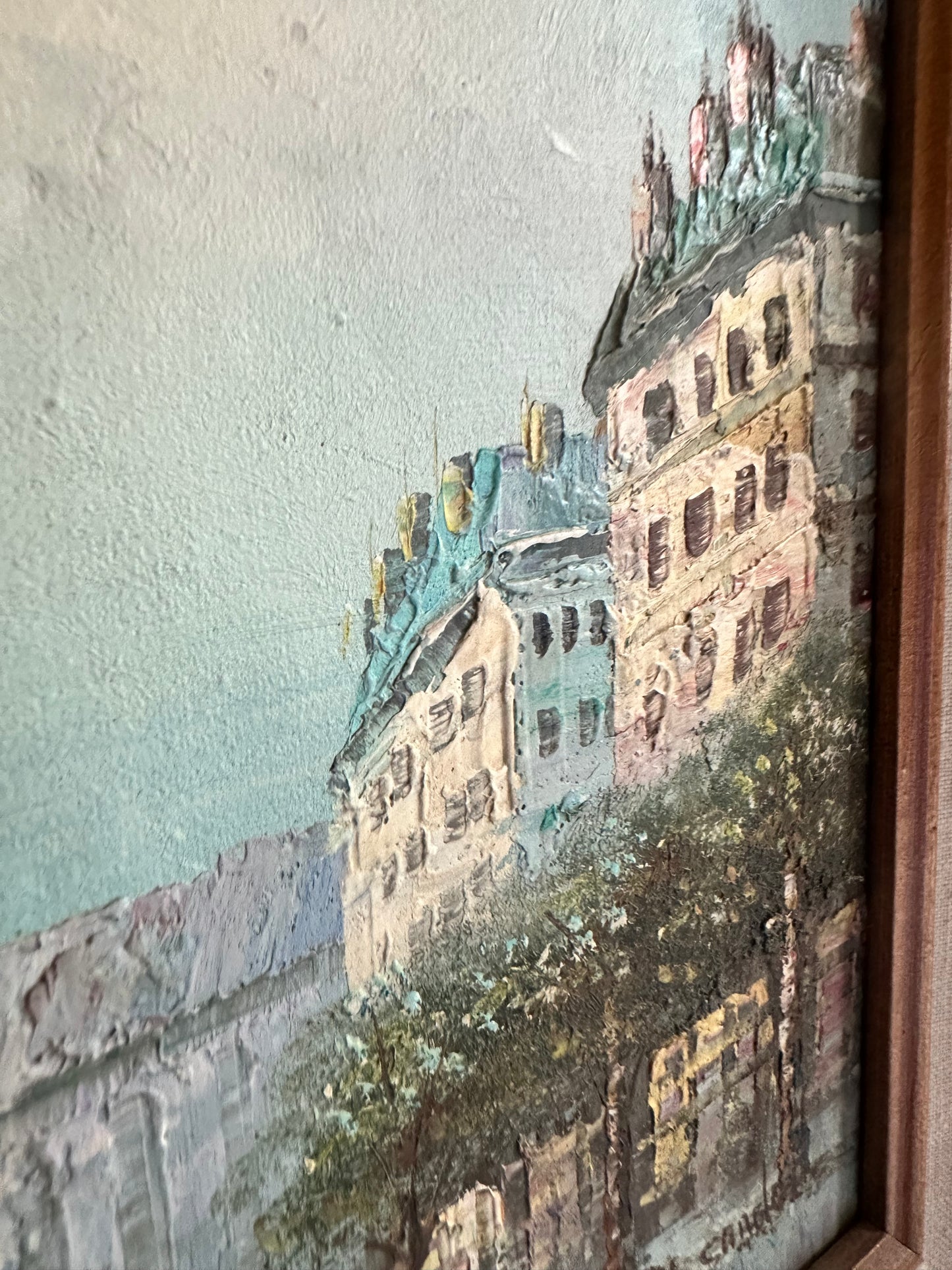 Antique M.Sandor Oil on Canvas