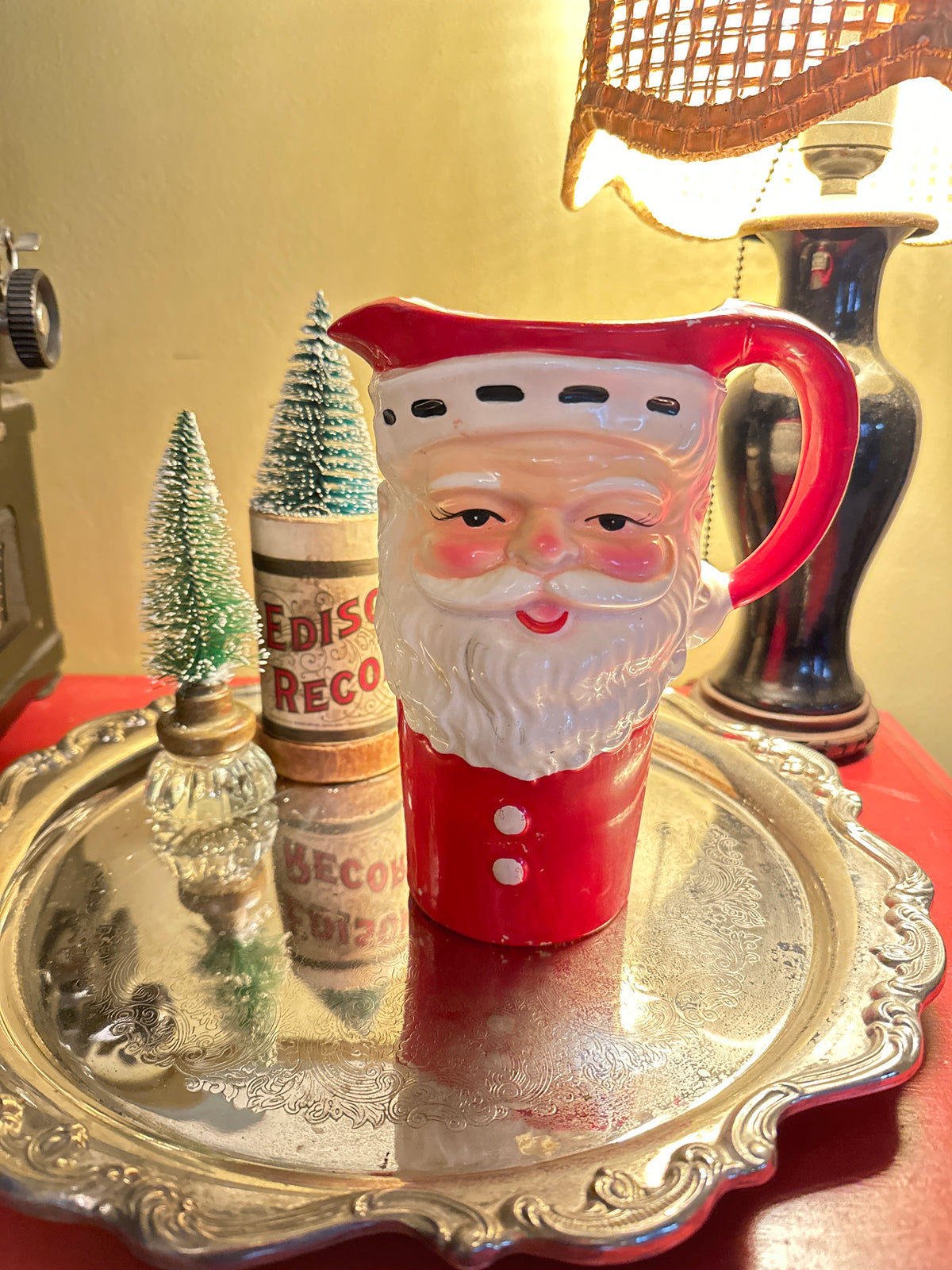 Vintage 1960s Santa Pitcher