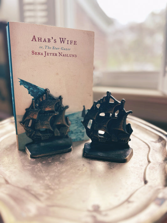 Vintage Cast Iron Ship Bookends