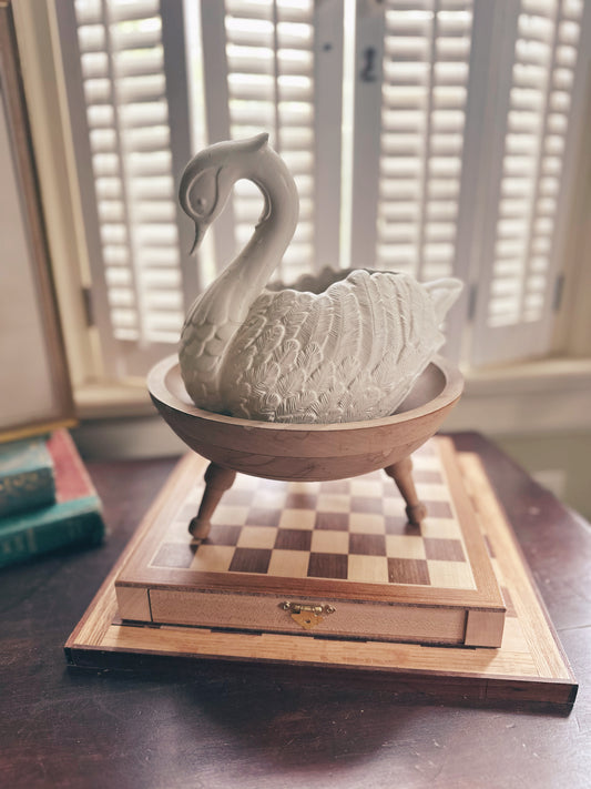 Vintage Hand Made Wooden Bowl