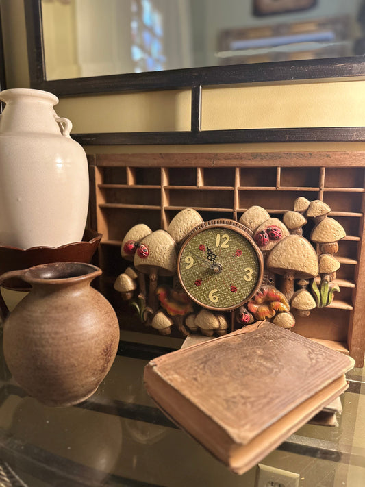 Vintage Burwood Chanterelle Wall Clock