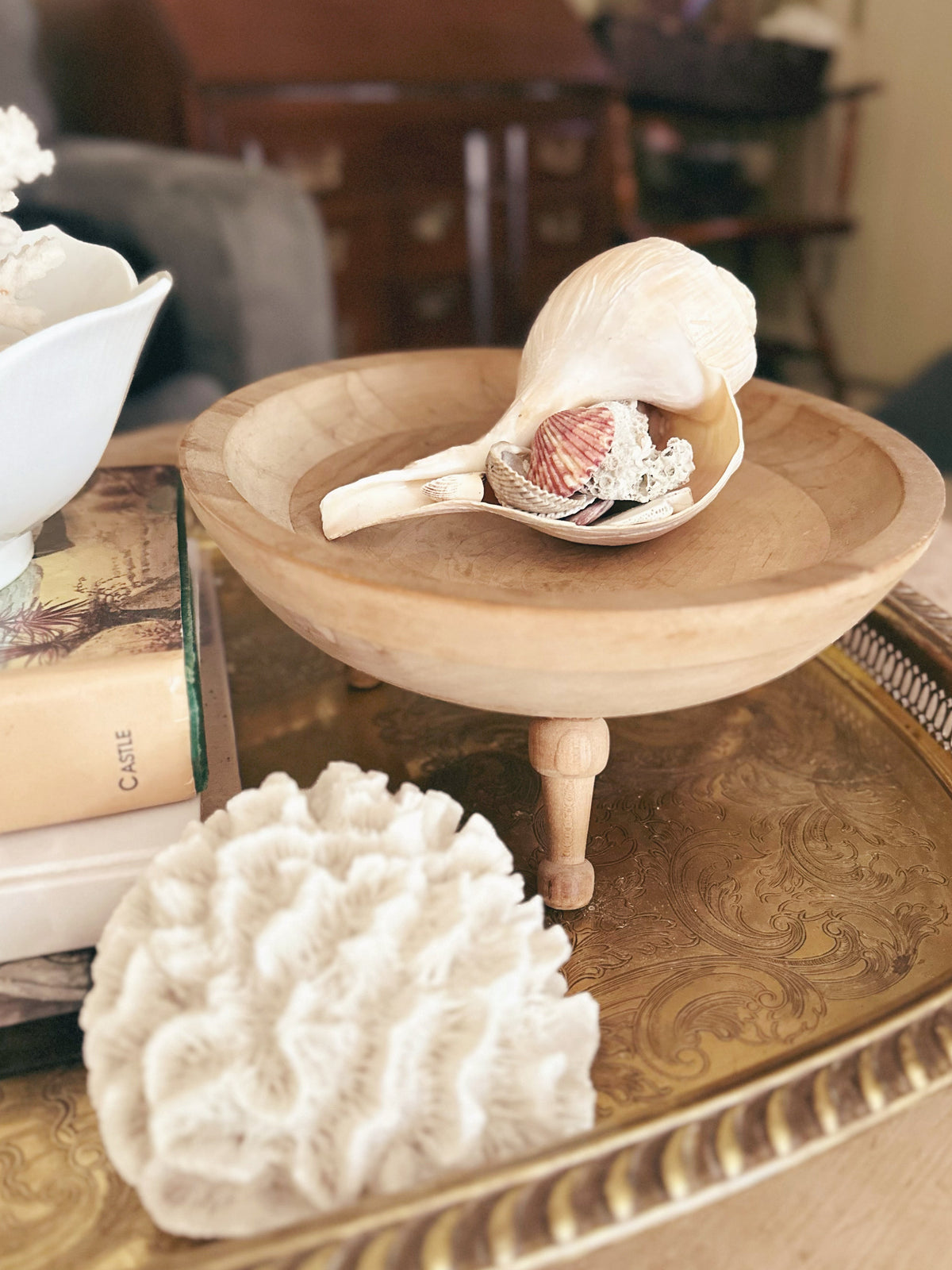 Vintage Hand Made Wooden Bowl