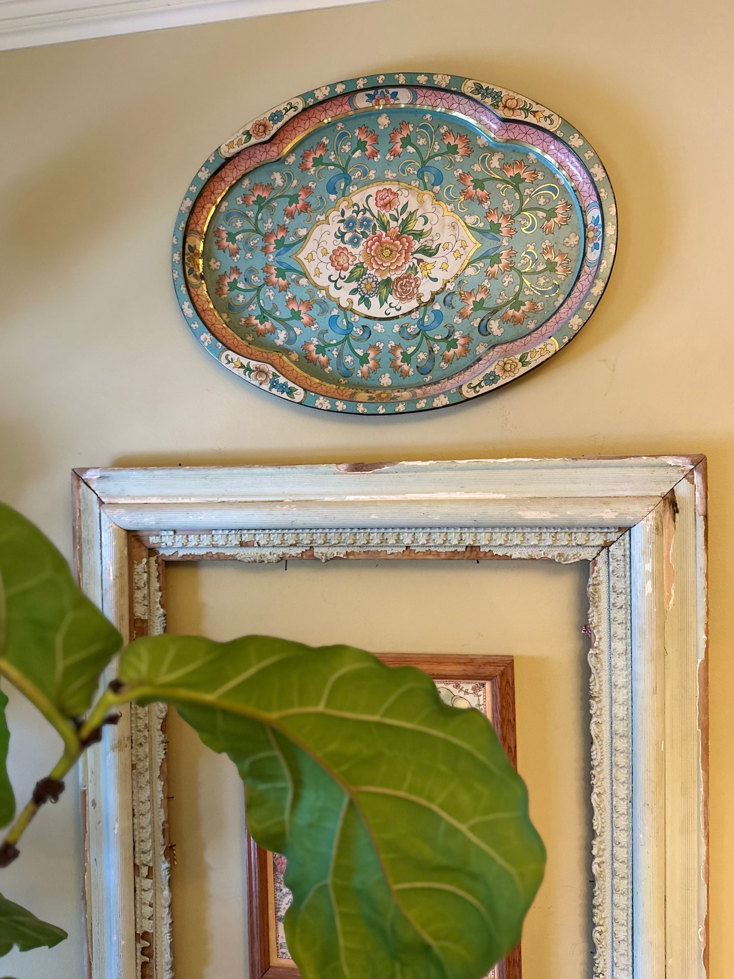 Vintage Toleware Tray