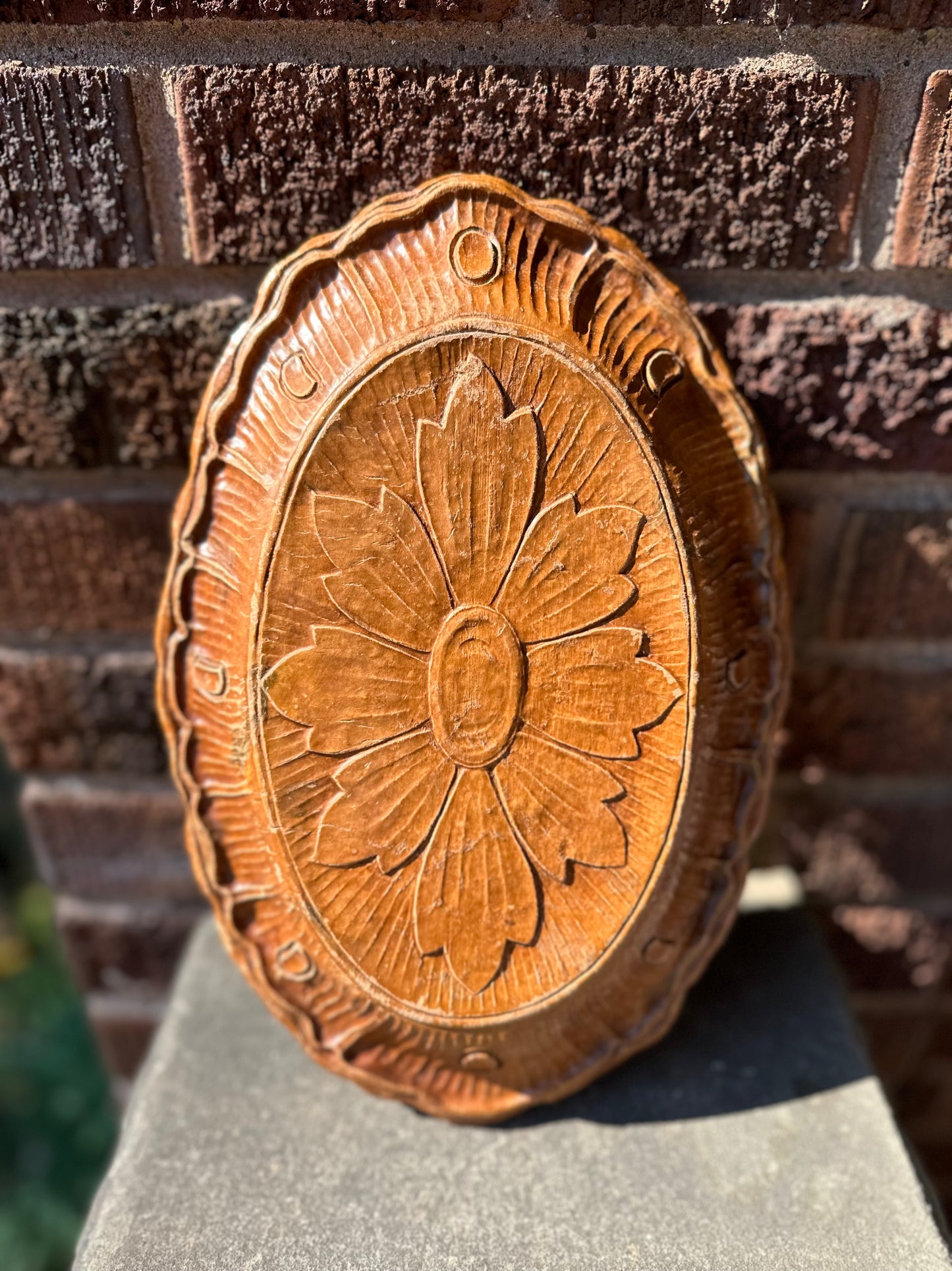 Vintage Syroco Oval Dish