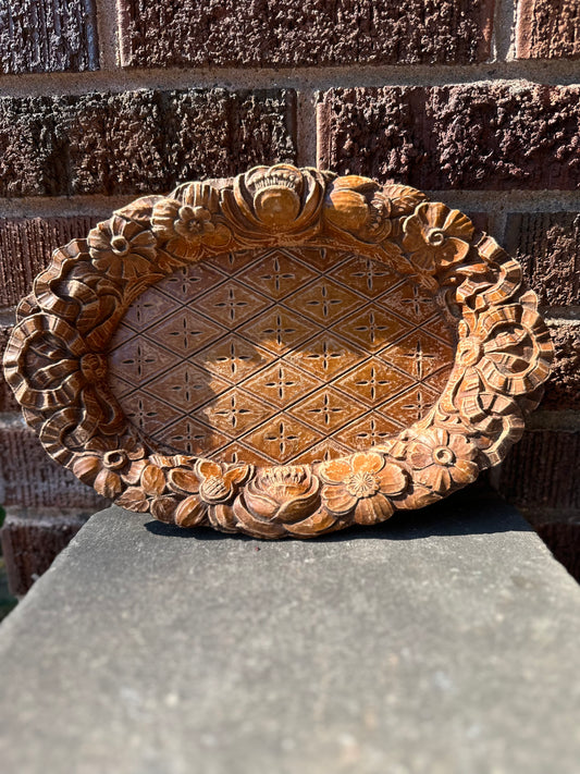 Vintage Syroco Oval Dish