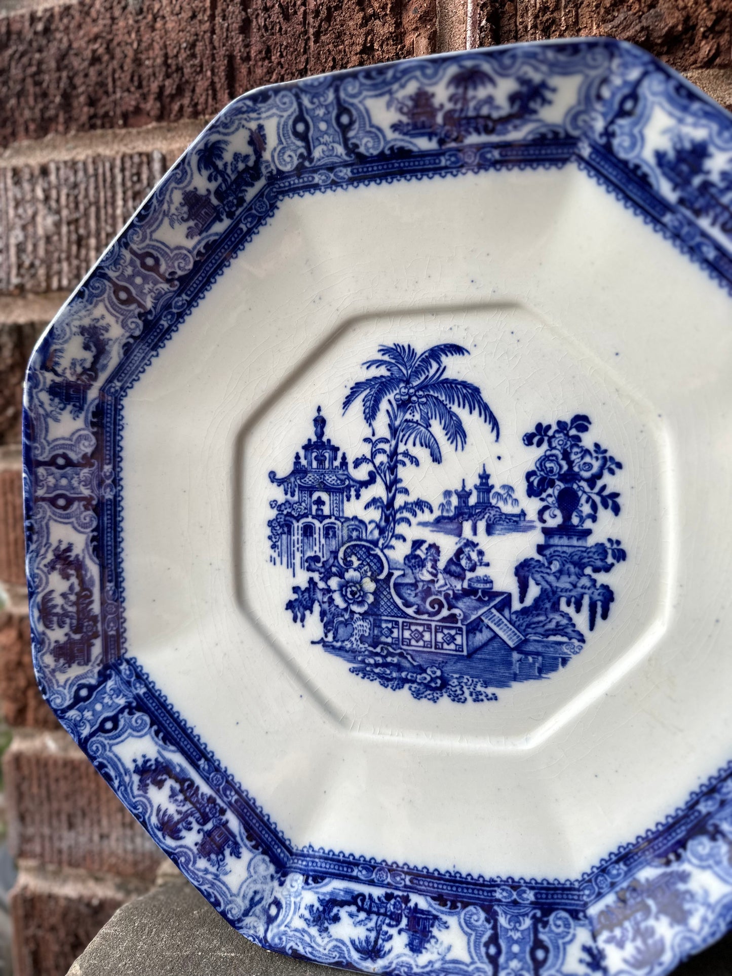 W.Adams Flow Blue Platter