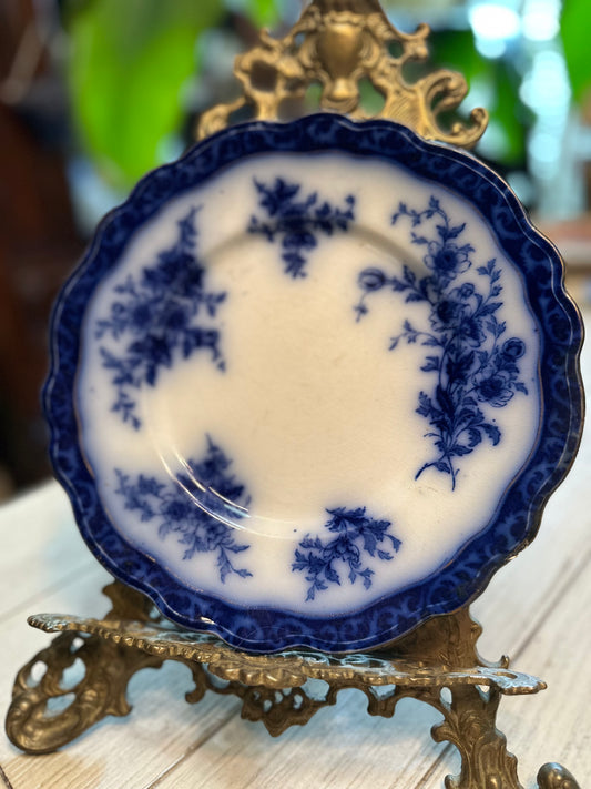 Henry Alcock Flow Blue 9 inch Plate