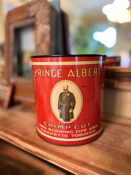 Vintage Prince Albert Tobacco Tin with VintageButton Assortment