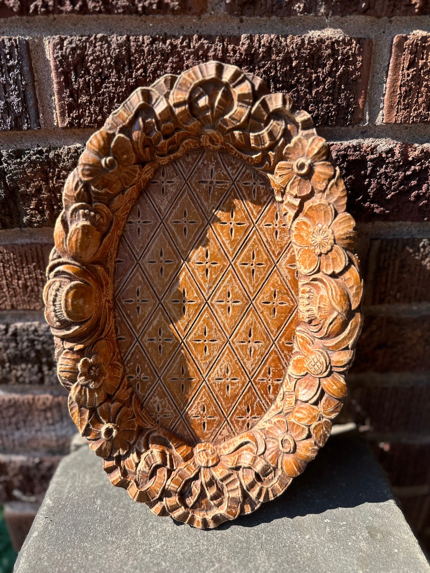 Vintage Syroco Oval Dish