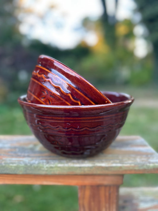 Marcrest Daisy Dot Mixing Bowl Set