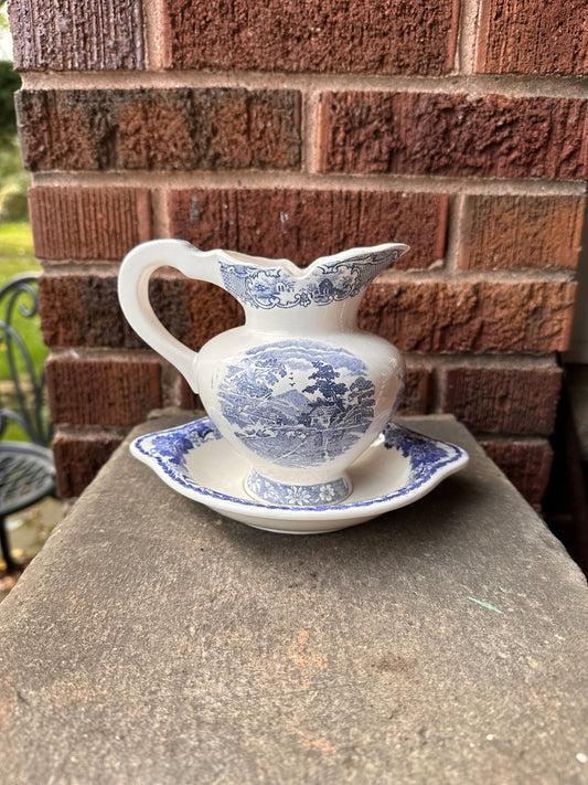 Vintage Transferware Pitcher