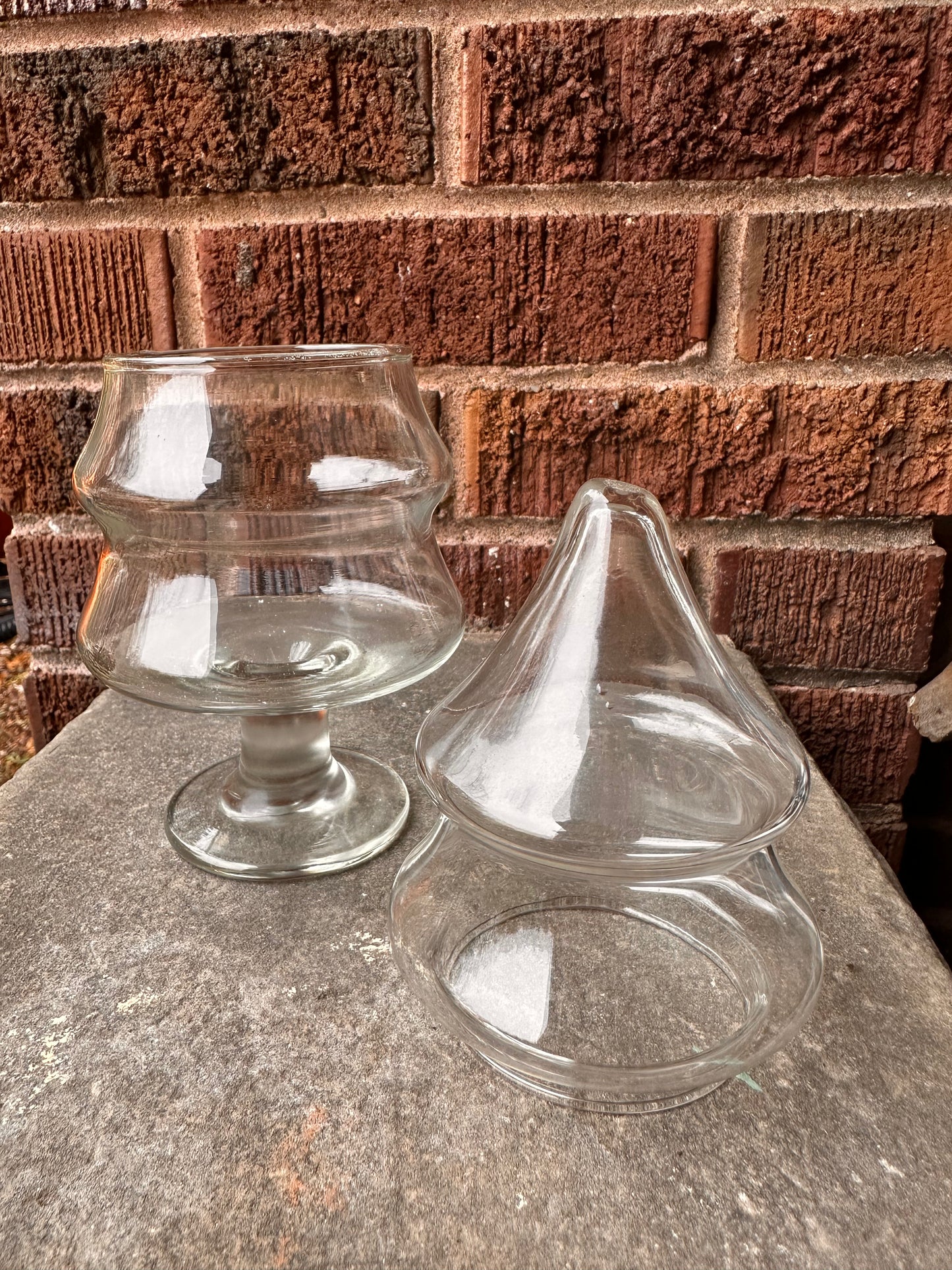 Vintage Christmas Tree Apothecary Jar