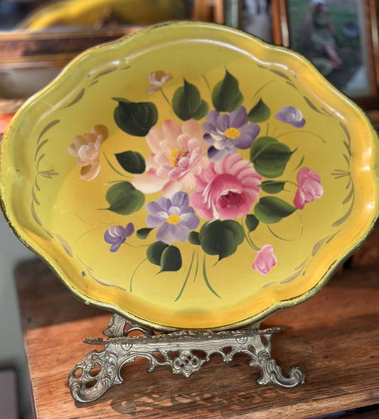 Vintage Tole Ware Tray