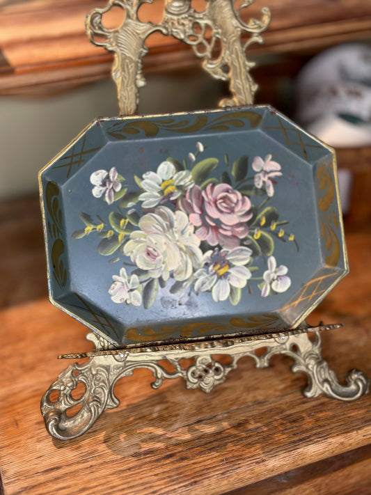Vintage Tole Ware Tray, Small