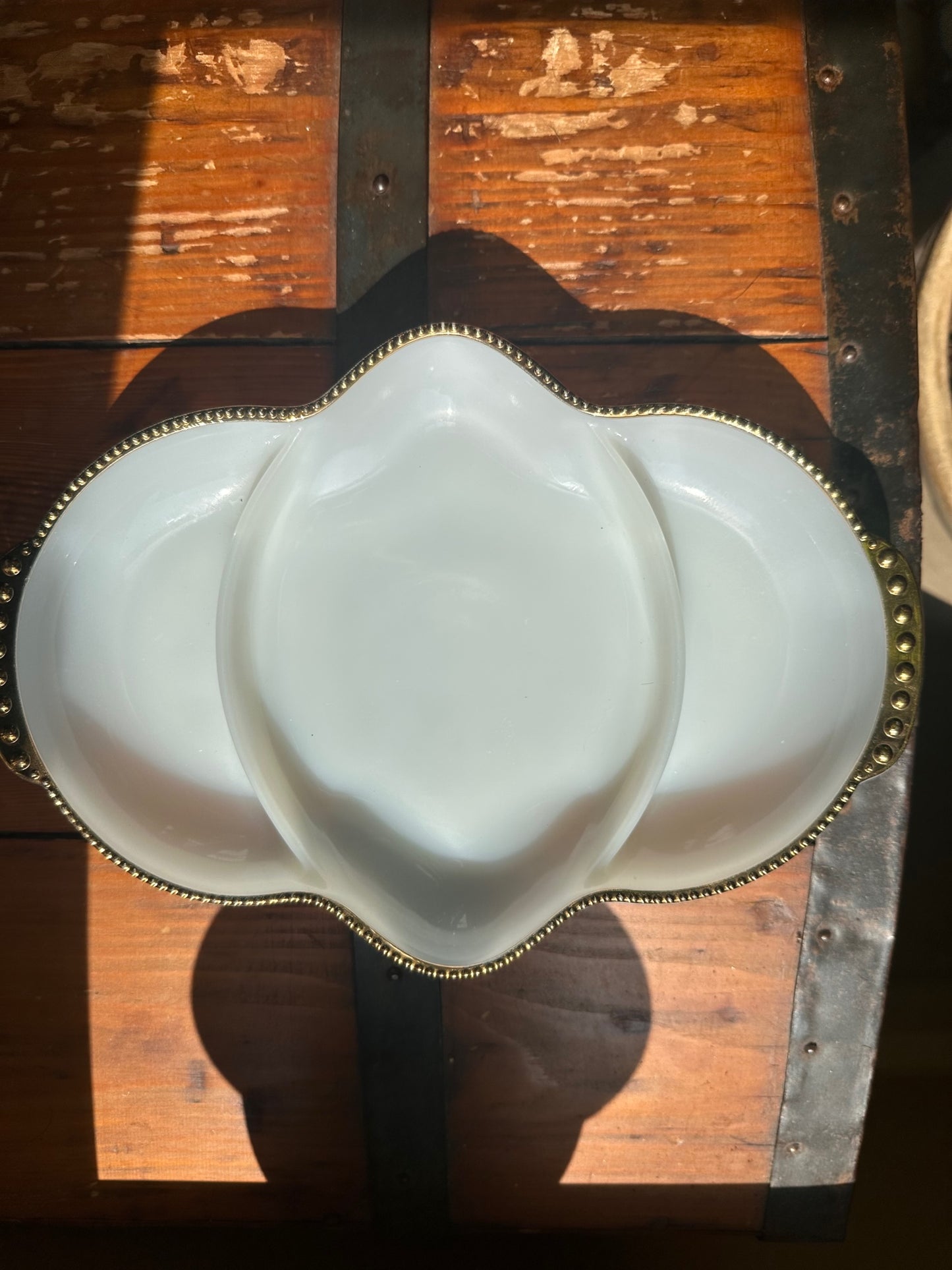Fire King Divided Tray