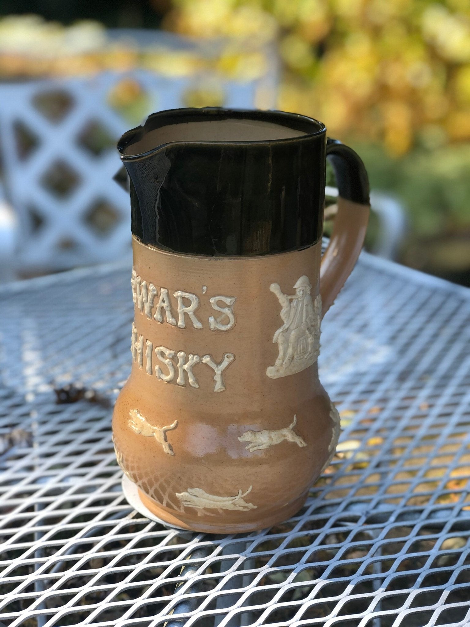 Antique Royal Doulton Dewar’s Whisky Pitcher - Gem City Mercantile