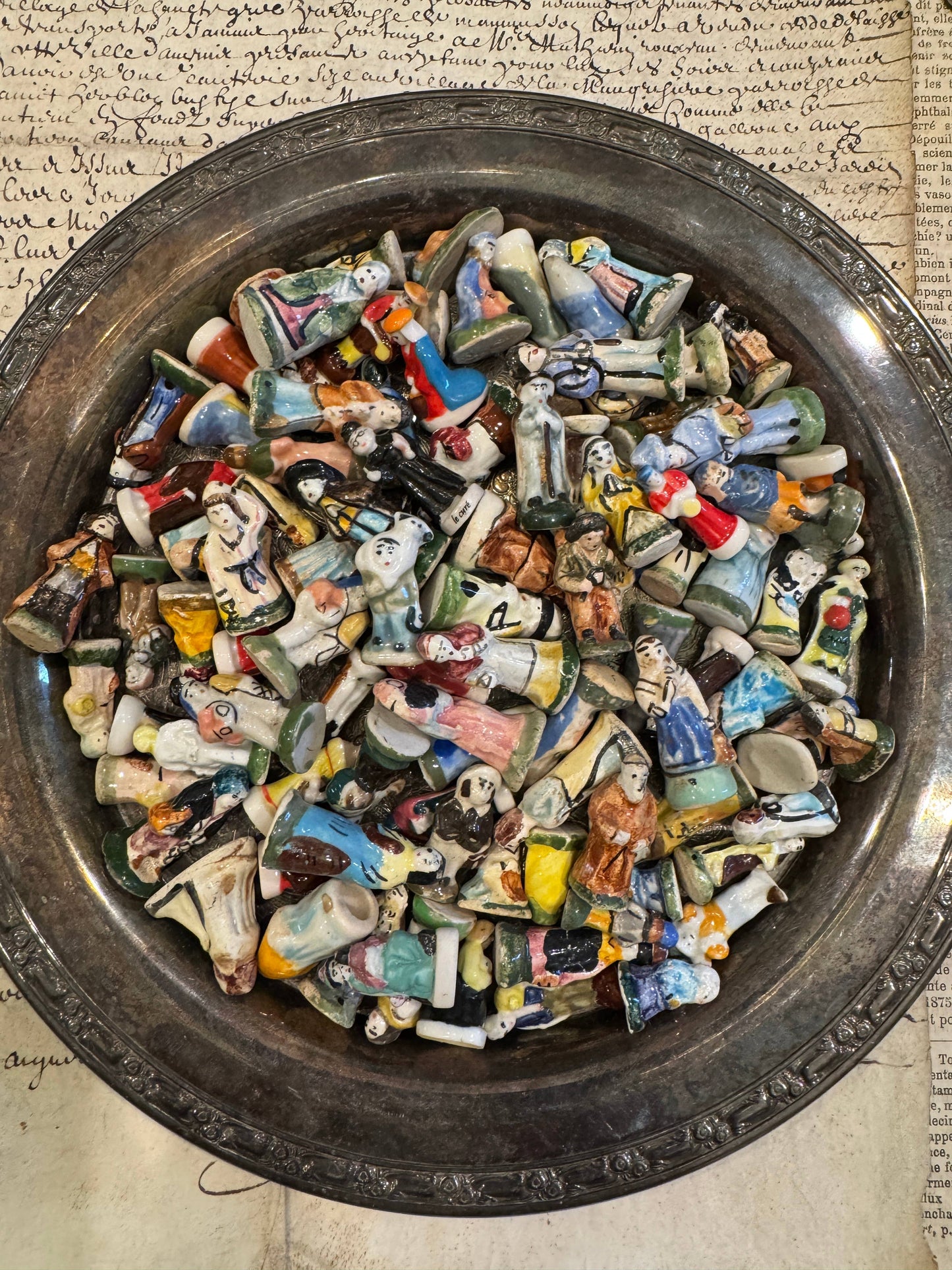 French Feves and Santons