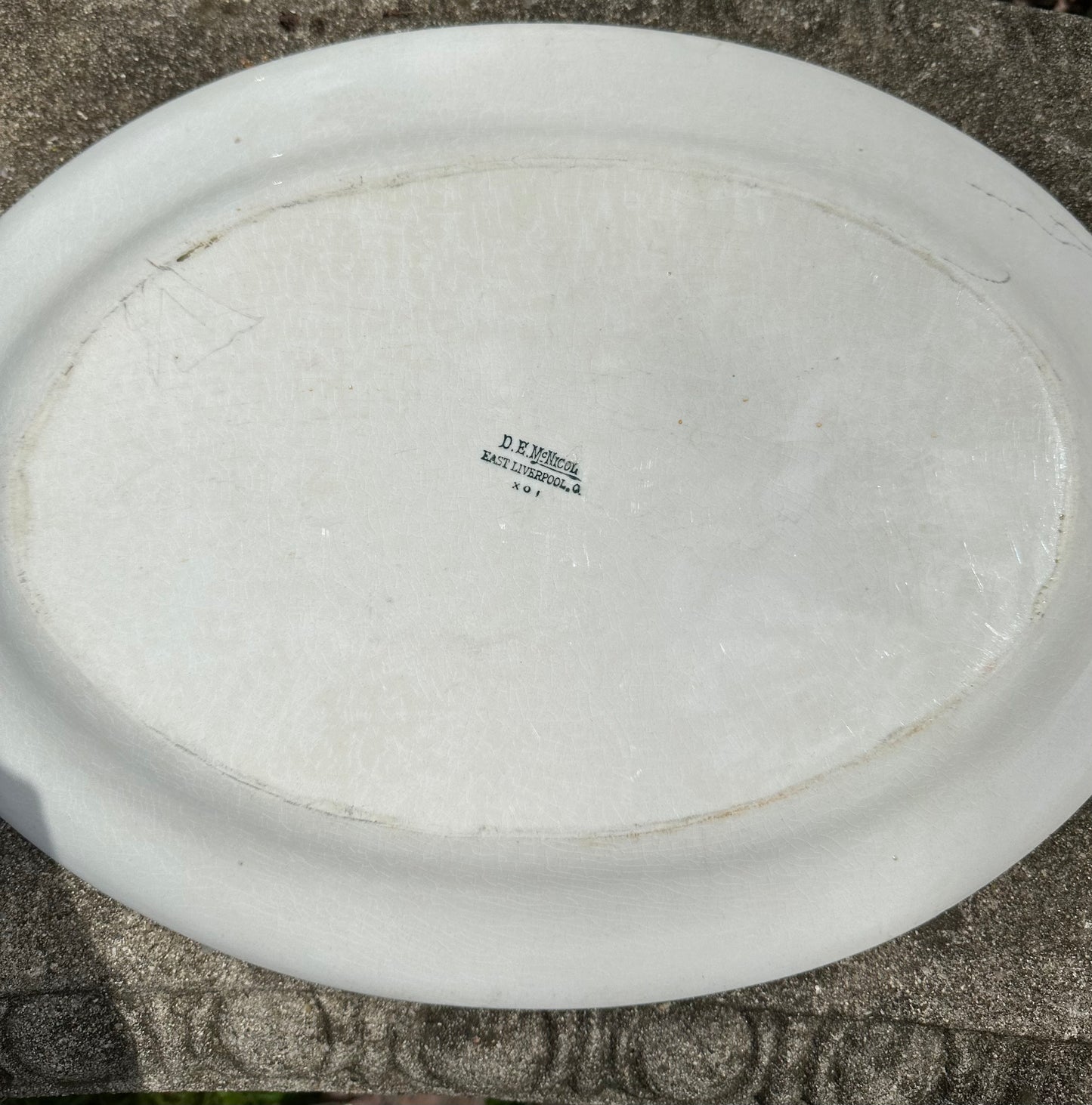 Antique Platter D.E. McNicol