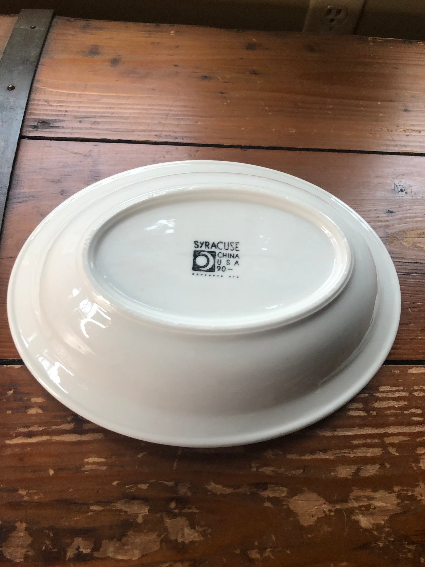 Syracuse China Oval Serving Dish