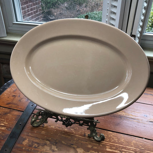Vintage Walker China Peach Oval Platter