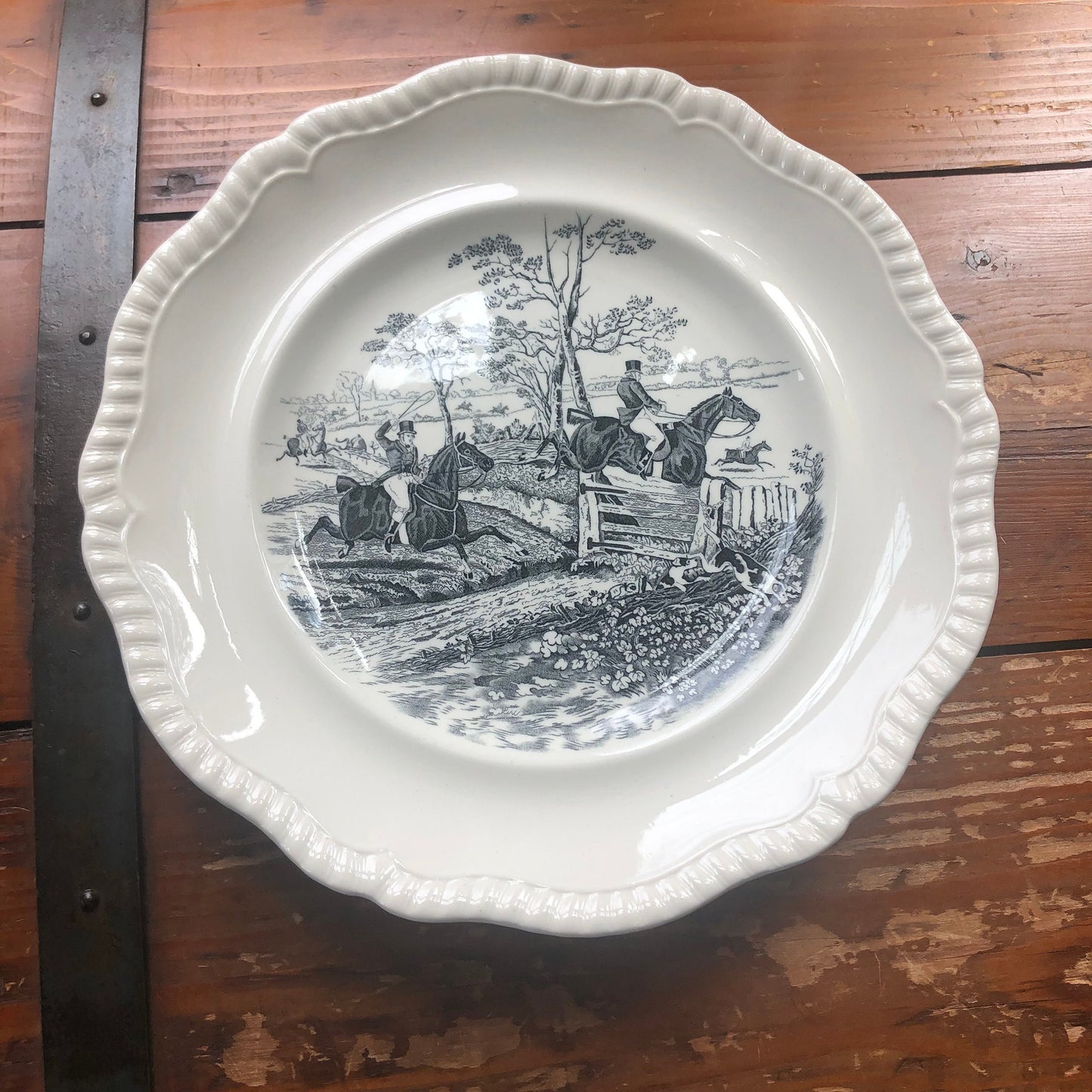 Spode Copeland J.F. Herring’s The Hunt Dinner Plate