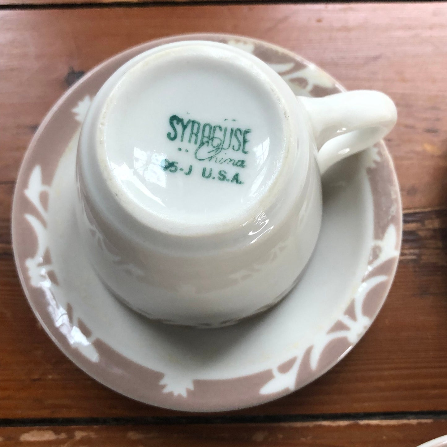 Vintage Syracuse China Cups & Saucers